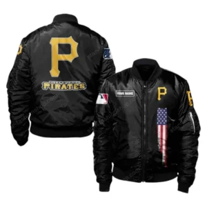 Pittsburgh Pirates Bomber Jacket, All Over Print Bomber Jacket Pittsburgh Pirates DMLB1056102046