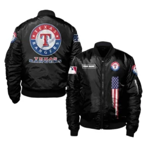 Texas Rangers Bomber Jacket, All Over Print Bomber Jacket Texas Rangers DMLB1056102052