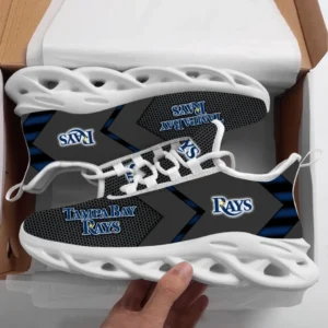 Tampa Bay Rays Max Soul Shoes, All Over Print Zipper Max Soul Shoes Tampa Bay Rays - White DMLB1096112051