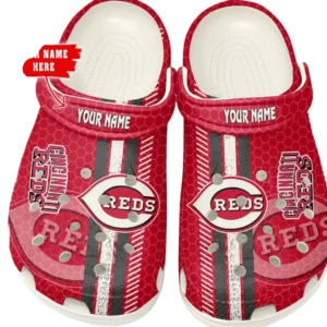 Cincinnati Reds Crocs, All Over Print Zipper Crocs Cincinnati Reds - white DMLB1106112036