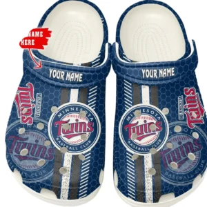 Minnesota Twins Crocs, All Over Print Zipper Crocs Minnesota Twins - white DMLB1106112037