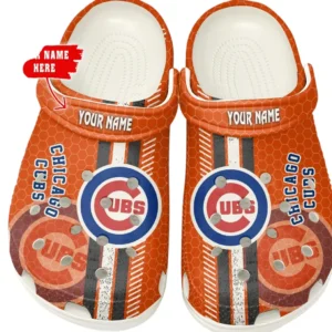 Chicago Cubs Crocs, All Over Print Zipper Crocs Chicago Cubs - white DMLB1106112048
