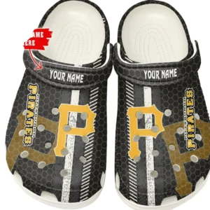 Pittsburgh Pirates Crocs, All Over Print Zipper Crocs Pittsburgh Pirates - white DMLB1106112050