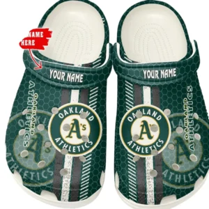 Athletics Crocs, All Over Print Zipper Crocs Athletics - white DMLB1106112051