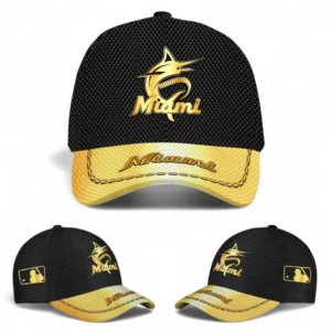 Miami Marlins Classic Cap, All Over Print Zipper Classic Cap Miami Marlins DMLB1126112036