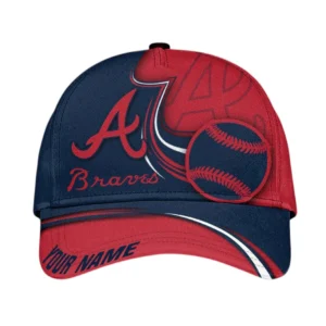 Atlanta Braves Classic Cap, All Over Print Classic Cap Atlanta Braves DMLB1266162030