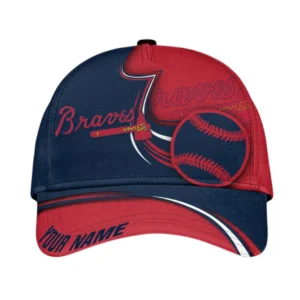 Atlanta Braves Classic Cap, All Over Print Classic Cap Atlanta Braves DMLB1266162038