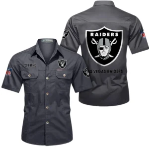 Pittsburgh Steelers Short Sleeved Shirtt, All Over Print Short Sleeved Shirt Pittsburgh Steelers - Gray DNFL1026122026
