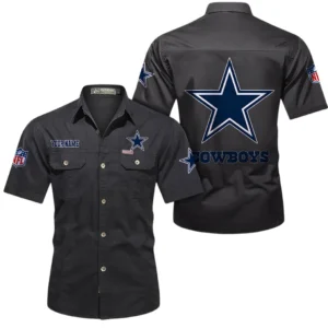 Chicago Bears Short Sleeved Shirtt, All Over Print Short Sleeved Shirt Chicago Bears - Black DNFL1026122027