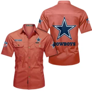 Chicago Bears Short Sleeved Shirtt, All Over Print Short Sleeved Shirt Chicago Bears - Red DNFL1026122027