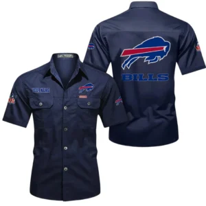 San Francisco 49ers Short Sleeved Shirtt, All Over Print Short Sleeved Shirt San Francisco 49ers - Dark Blue DNFL1026122028