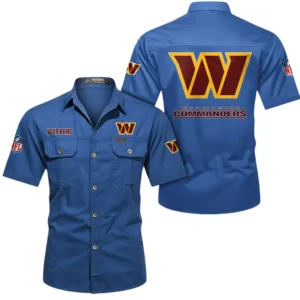 Las Vegas Raiders Short Sleeved Shirtt, All Over Print Short Sleeved Shirt Las Vegas Raiders - Cowboy Blue DNFL1026122029