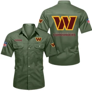 Las Vegas Raiders Short Sleeved Shirtt, All Over Print Short Sleeved Shirt Las Vegas Raiders - Army Green DNFL1026122029