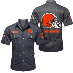 Seattle Seahawks Short Sleeved Shirtt, All Over Print Short Sleeved Shirt Seattle Seahawks - Gray DNFL1026122037