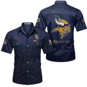 New Orleans Saints Short Sleeved Shirtt, All Over Print Short Sleeved Shirt New Orleans Saints - Dark Blue DNFL1026122038