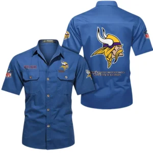 New Orleans Saints Short Sleeved Shirtt, All Over Print Short Sleeved Shirt New Orleans Saints - Cowboy Blue DNFL1026122038