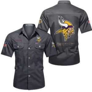 New Orleans Saints Short Sleeved Shirtt, All Over Print Short Sleeved Shirt New Orleans Saints - Gray DNFL1026122038