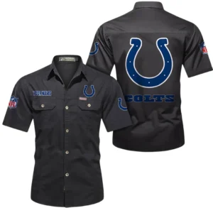 Buffalo Bills Short Sleeved Shirtt, All Over Print Short Sleeved Shirt Buffalo Bills - Black DNFL1026122040