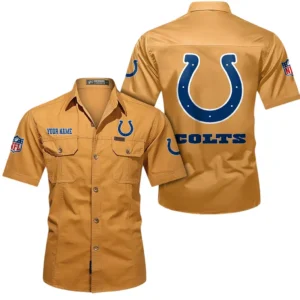 Buffalo Bills Short Sleeved Shirtt, All Over Print Short Sleeved Shirt Buffalo Bills - Turmeric DNFL1026122040