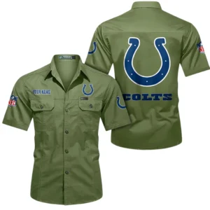 Buffalo Bills Short Sleeved Shirtt, All Over Print Short Sleeved Shirt Buffalo Bills - Fruit Green DNFL1026122040