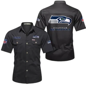 Cincinnati Bengals Short Sleeved Shirtt, All Over Print Short Sleeved Shirt Cincinnati Bengals - Black DNFL1026122042