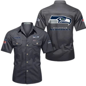 Cincinnati Bengals Short Sleeved Shirtt, All Over Print Short Sleeved Shirt Cincinnati Bengals - Gray DNFL1026122042