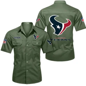 Atlanta Falcons Short Sleeved Shirtt, All Over Print Short Sleeved Shirt Atlanta Falcons - Army Green DNFL1026122044