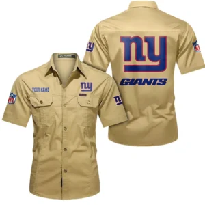 Baltimore Ravens Short Sleeved Shirtt, All Over Print Short Sleeved Shirt Baltimore Ravens - Khaki DNFL1026122045
