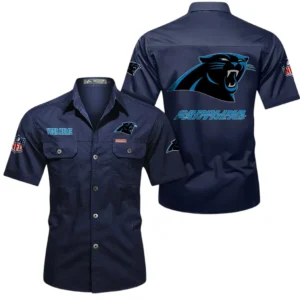 Indianapolis Colts Short Sleeved Shirtt, All Over Print Short Sleeved Shirt Indianapolis Colts - Dark Blue DNFL1026122047