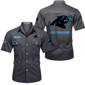 Indianapolis Colts Short Sleeved Shirtt, All Over Print Short Sleeved Shirt Indianapolis Colts - Gray DNFL1026122047