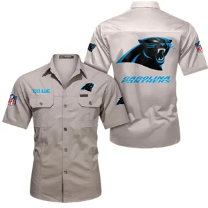 Indianapolis Colts Short Sleeved Shirtt, All Over Print Short Sleeved Shirt Indianapolis Colts - Beige DNFL1026122047