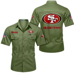 Detroit Lions Short Sleeved Shirtt, All Over Print Short Sleeved Shirt Detroit Lions - Fruit Green DNFL1026122048