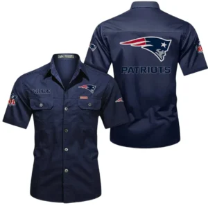 Arizona Cardinals Short Sleeved Shirtt, All Over Print Short Sleeved Shirt Arizona Cardinals - Dark Blue DNFL1026122052