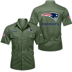 Arizona Cardinals Short Sleeved Shirtt, All Over Print Short Sleeved Shirt Arizona Cardinals - Army Green DNFL1026122052