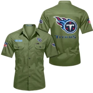 Los Angeles Chargers Short Sleeved Shirtt, All Over Print Short Sleeved Shirt Los Angeles Chargers - Fruit Green DNFL1026122055
