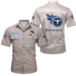 Los Angeles Chargers Short Sleeved Shirtt, All Over Print Short Sleeved Shirt Los Angeles Chargers - Beige DNFL1026122055