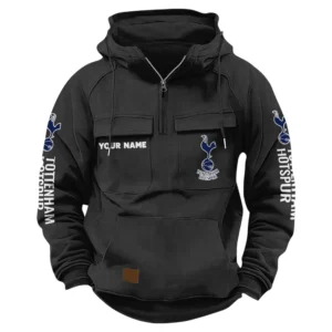 Tottenham Hotspur Tactical Quarter Zip Hoodie EPL95060225000 - Black