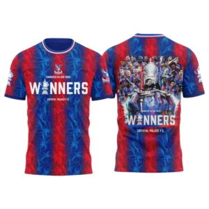 Crystal Palace 3D T-Shirt Champions FA Cup 2025 FA96060225336