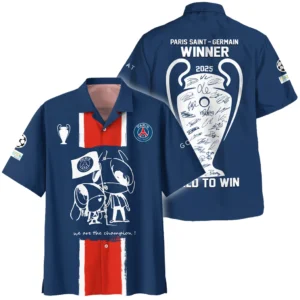 Paris Saint-Germain Hawaiian shirt UEFA Champion 2025 For Fan Paris Saint-Germain HVN1035C1WIN060225HAW