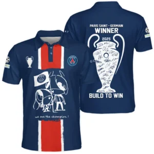Paris Saint-Germain Polo Shirt UEFA Champion 2025 For Fan Paris Saint-Germain HVN1035C1WIN060225POS