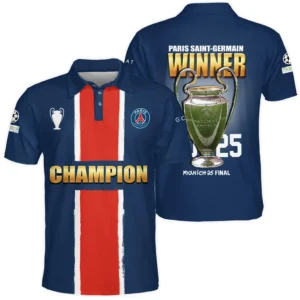 Paris Saint-Germain Polo Shirt UEFA Champion 2025 For Fan Paris Saint-Germain HVN1039C1060225POS