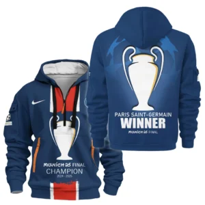 Paris Saint-Germain Hoodie Half Zipper UEFA Champion 2025 For Fan Paris Saint-Germain HVN1040C1060325HODZ