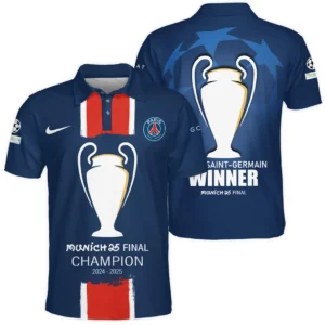 Paris Saint-Germain Polo Shirt UEFA Champion 2025 For Fan Paris Saint-Germain HVN1040C1060325POS