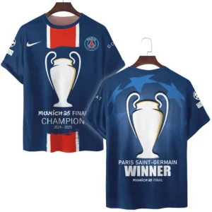 Paris Saint-Germain T-Shirt UEFA Champion 2025 For Fan Paris Saint-Germain HVN1040C1060325TS3D