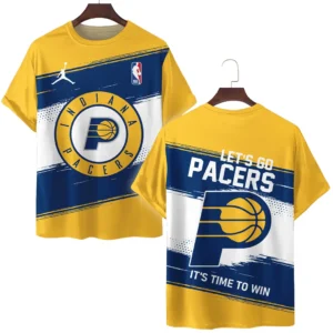 Indiana Pacers T-Shirt NBA 2025 For Fan Indiana Pacers HVN1044IND060325TS3D