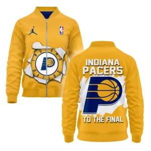 Indiana Pacers Bomber Jacket NBA 2025 For Fan Indiana Pacers HVN1045PACER060325BOB