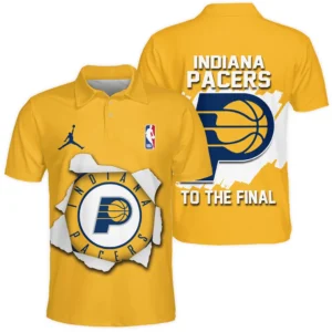 Indiana Pacers Polo Shirt NBA 2025 For Fan Indiana Pacers HVN1045PACER060325POS