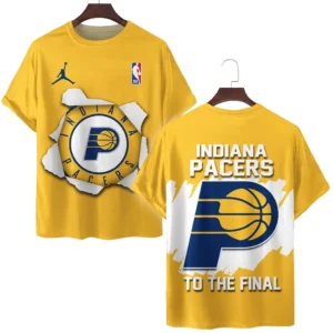 Indiana Pacers T-Shirt NBA 2025 For Fan Indiana Pacers HVN1045PACER060325TS3D