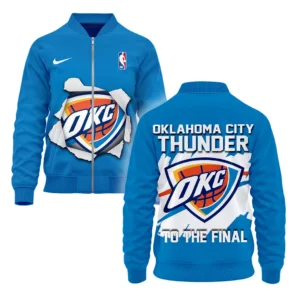 Oklahoma City Thunder Bomber Jacket NBA 2025 For Fan Oklahoma City Thunder HVN1045THUNDER060325BOB