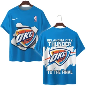 Oklahoma City Thunder T-Shirt NBA 2025 For Fan Oklahoma City Thunder HVN1045THUNDER060325TS3D